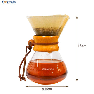 Glass Coffee Pour Over Carafe 400ml