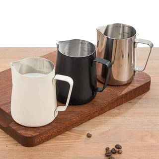 Coffee Milk Frothing Pitcher  Stainless Steel